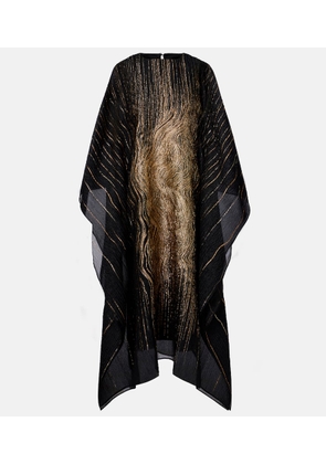 Taller Marmo Venice silk-blend fil coupe kaftan