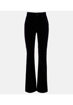 Nili Lotan Joan cotton velvet straight pants
