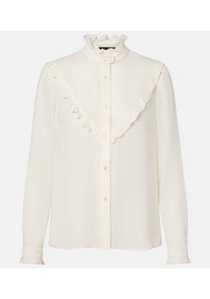 Nili Lotan Marcela ruffled silk shirt