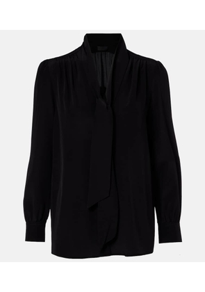 Nili Lotan Colt tie-neck silk blouse