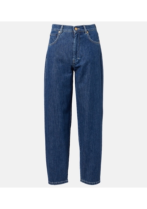 'S Max Mara Masia high-rise barrel-leg jeans