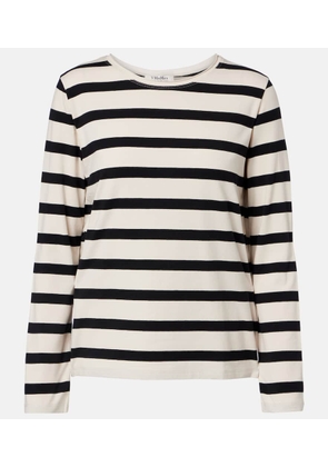 'S Max Mara Divina striped cotton-blend jersey T-shirt