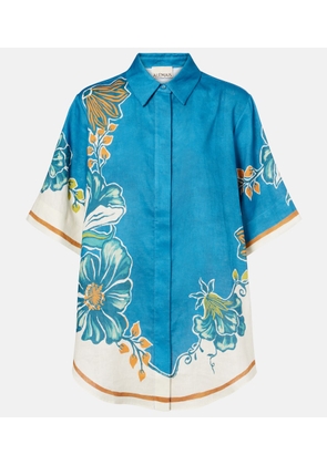 Alemais Luda floral linen shirt