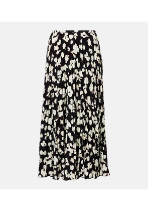 Proenza Schouler White Label Runa printed twill midi skirt
