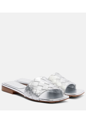 Bottega Veneta Parco Intrecciato leather mules