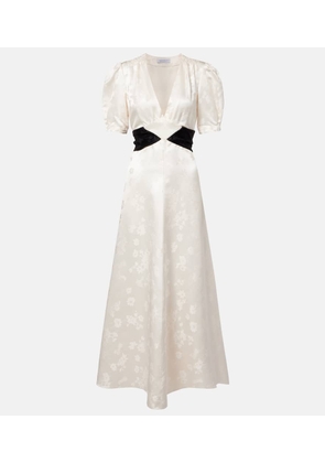 Gabriela Hearst Larkin floral silk midi dress