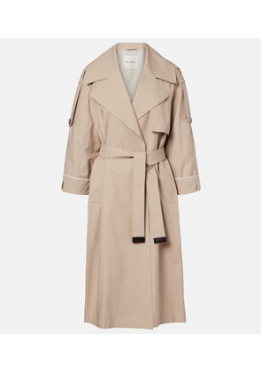 Max Mara Cotton-blend gabardine trench coat