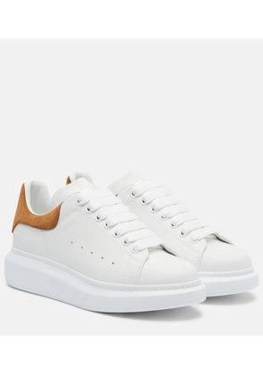 McQueen Oversized leather sneakers