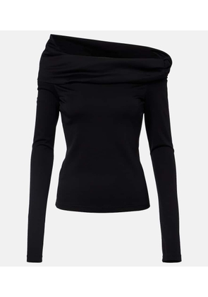 Max Mara Orafo off-shoulder virgin wool top