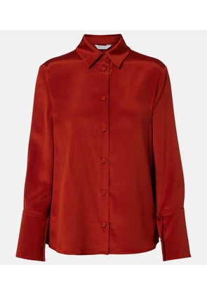 Max Mara Voliera silk-blend satin shirt