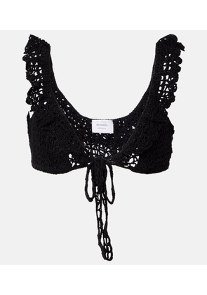 Anna Kosturova Crochet crop top