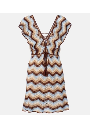 Anna Kosturova Melissa crochet cotton minidress