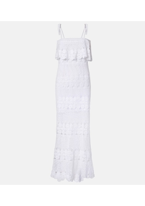 Anna Kosturova Marianne crochet cotton maxi dress