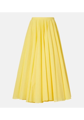 Jacquemus Paysan asymmetric cotton-blend midi skirt