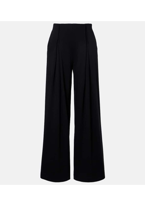 Max Mara Cocco virgin wool jersey wide-leg pants