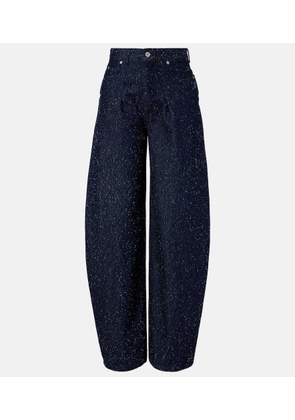 Jacquemus Logo barrel-leg jeans