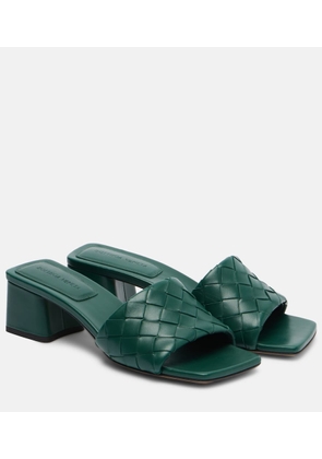 Bottega Veneta Parco Intrecciato leather mules