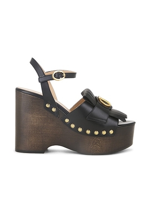 Valentino Garavani V Logo Signature Clog in Nero - Black. Size 40 (also in ).