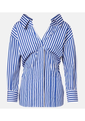 Givenchy Striped cotton poplin blouse