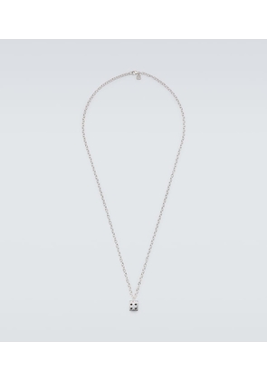 Sydney Evan 14kt white gold charm necklace with diamonds