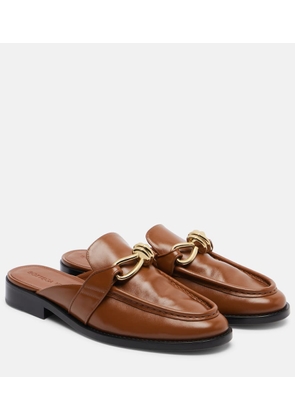 Bottega Veneta Astaire Knot leather mules