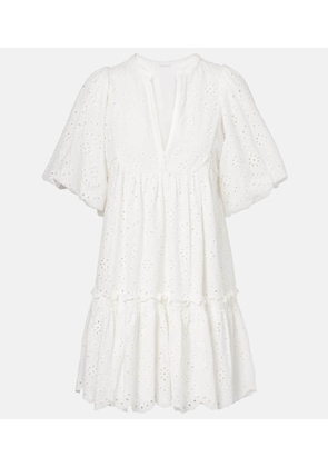 Poupette St Barth Cruz broderie anglaise cotton minidress