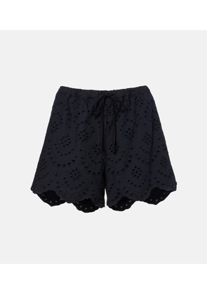 Poupette St Barth Cruse broderie anglaise cotton shorts