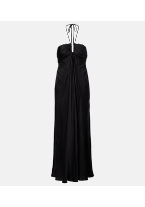 Poupette St Barth Halterneck maxi dress