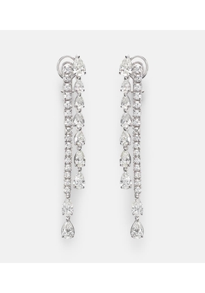 Bucherer Fine Jewellery Classics Twist 18kt white gold earrings with diamonds