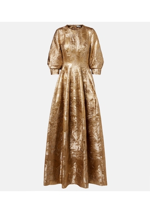 Simkhai Claravelle jacquard gown