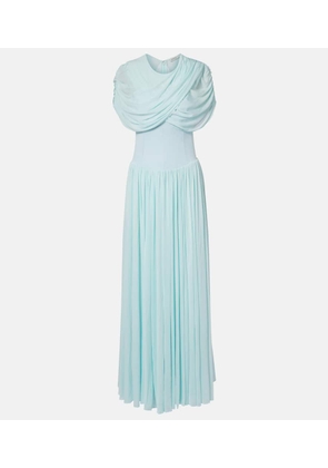 Simkhai Draped pleated gown