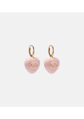 Valentino Cour Royal VLogo enamel earrings