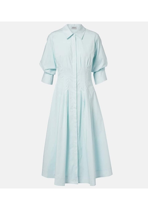 Simkhai Jazz cotton-blend poplin shirt dress