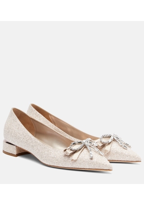 Jimmy Choo Auria embellished ballet flats