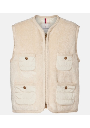 Moncler Mimosas teddy down vest