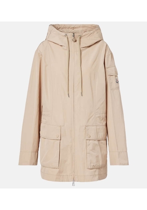 Moncler Leandro technical poplin parka