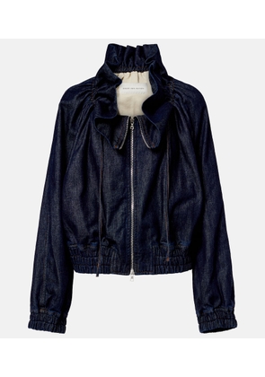 Dries Van Noten Denim bomber jacket