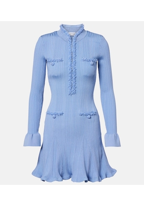 Self-Portrait Ruffled minidress