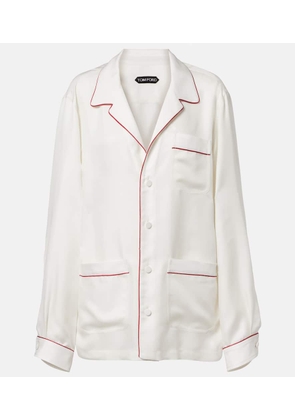 Tom Ford Silk twill pajama shirt