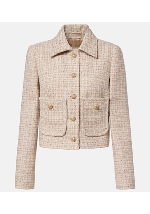 Elie Saab Sequined tweed jacket
