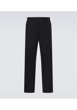 Visvim High-rise cotton chinos