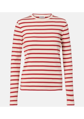 Jil Sander Striped cotton T-shirt