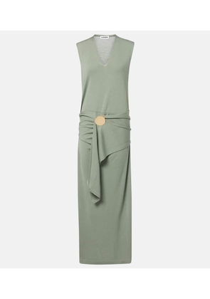 Jil Sander Virgin wool maxi dress