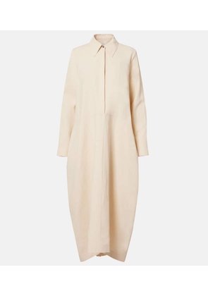 Jil Sander Oversized linen shirt dress