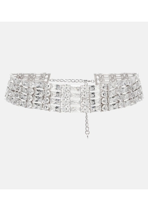 Self-Portrait Crystal-embellished choker