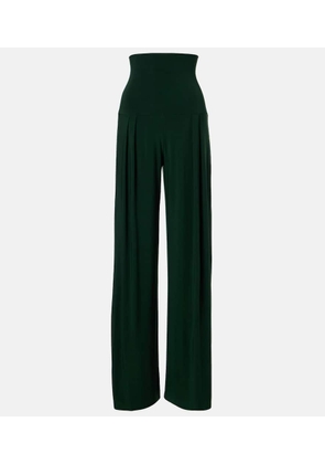 Norma Kamali Pleated wide-leg pants