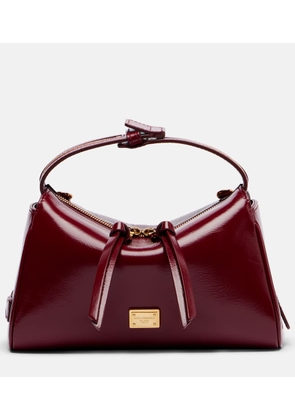Dolce&Gabbana Vittoria Small leather top-handle bag
