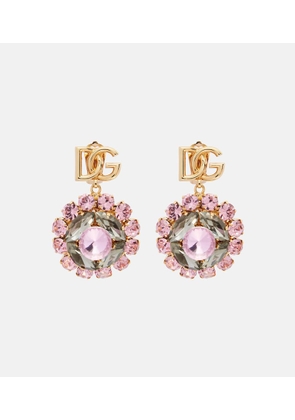 Dolce&Gabbana Re-Edition DG embellished clip-on earrings