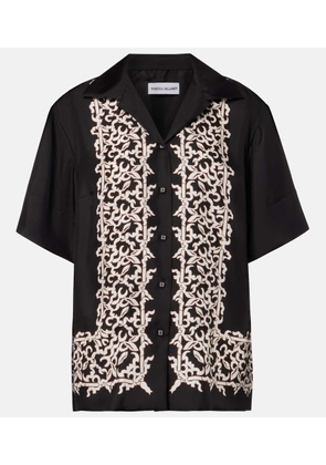 Rebecca Vallance Sundia silk shirt