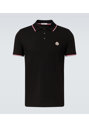 Moncler Permanent cotton jersey polo shirt